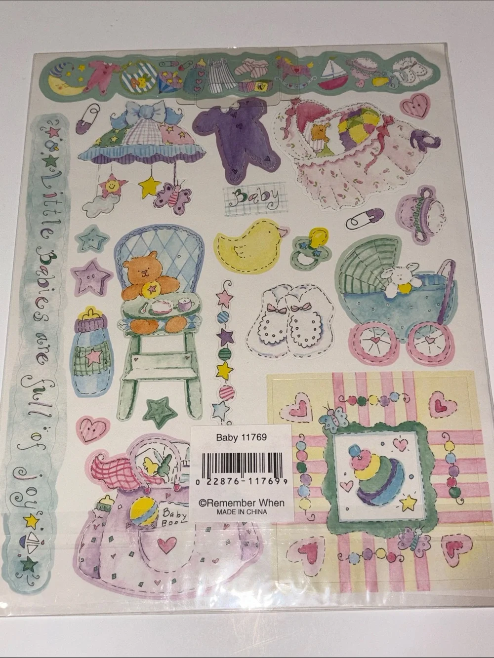 Baby Girl Scrapbook Set 1990s Scrapbook Y2K Scrapbook Collection Baby Girl
